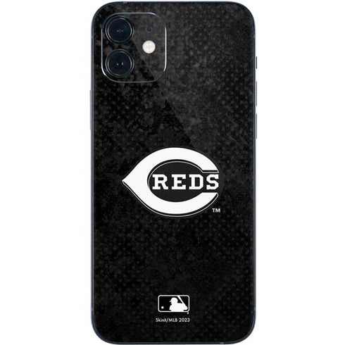 MLB Cincinnati Reds Dark Wash iPhone 12 Skin