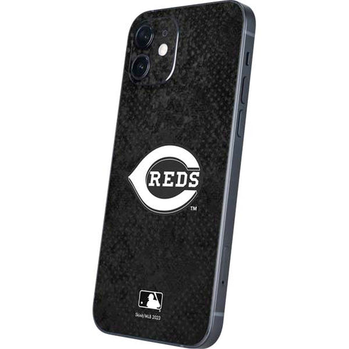 MLB Cincinnati Reds Dark Wash iPhone 12 Skin