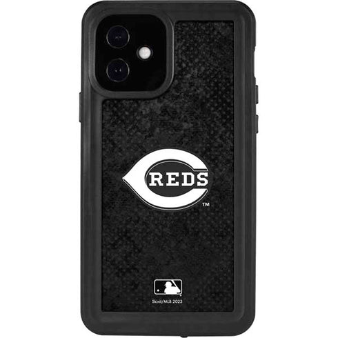 MLB Cincinnati Reds Dark Wash iPhone 12 Waterproof Case