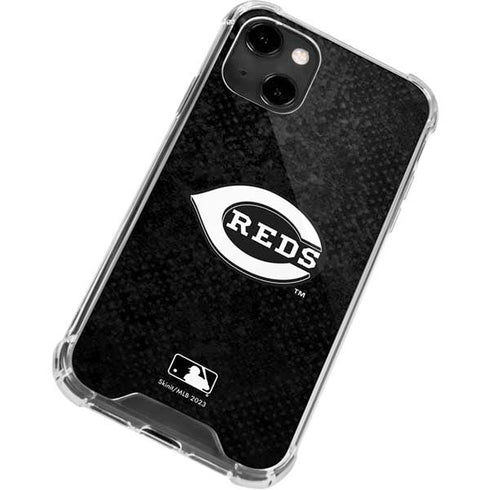 MLB Cincinnati Reds Dark Wash iPhone 13 Clear Case