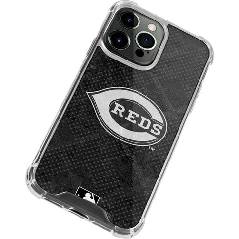 MLB Cincinnati Reds Dark Wash iPhone 13 Pro Max Clear Case