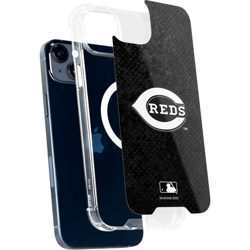 MLB Cincinnati Reds Dark Wash iPhone 15 MagSafe Case