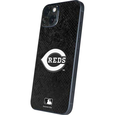 MLB Cincinnati Reds Dark Wash iPhone 15 Plus Skin
