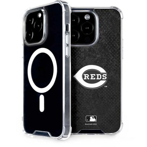 MLB Cincinnati Reds Dark Wash iPhone 15 Pro MagSafe Case