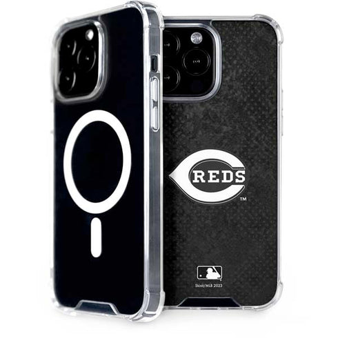 MLB Cincinnati Reds Dark Wash iPhone 15 Pro Max MagSafe Case