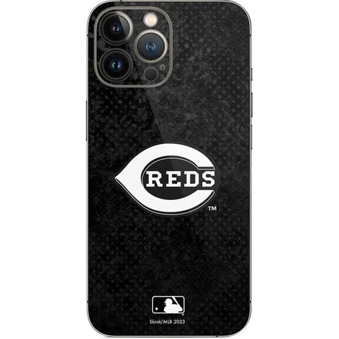 MLB Cincinnati Reds Dark Wash iPhone 14 Pro Max Skin