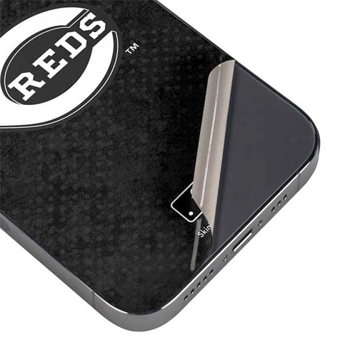 MLB Cincinnati Reds Dark Wash iPhone 14 Pro Max Skin