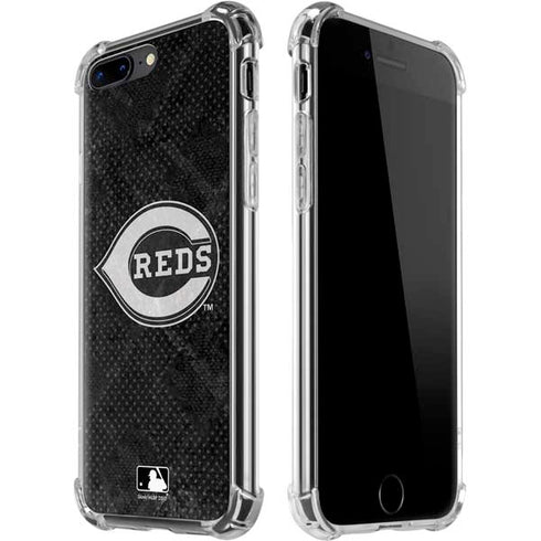 MLB Cincinnati Reds Dark Wash iPhone 7/8 Plus Clear Case