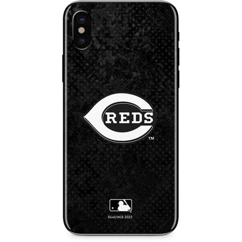 MLB Cincinnati Reds Dark Wash iPhone XS Max Skin