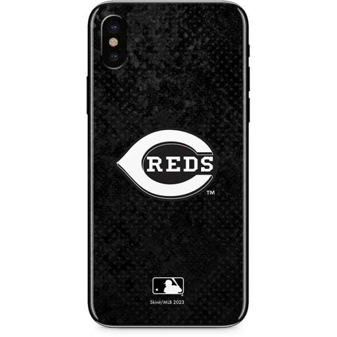 MLB Cincinnati Reds Dark Wash iPhone XS Skin