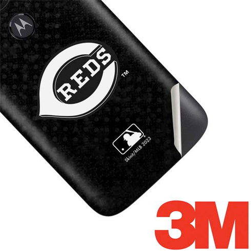 MLB Cincinnati Reds Dark Wash Moto E5 Play Skin