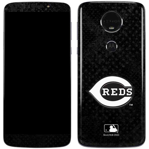 MLB Cincinnati Reds Dark Wash Moto E5 Plus Skin