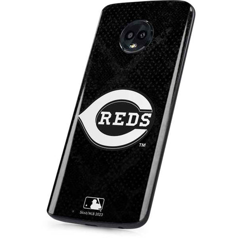 MLB Cincinnati Reds Dark Wash Moto G6 Skin