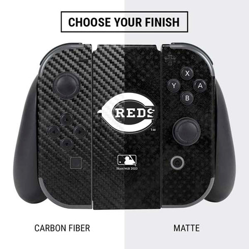 MLB Cincinnati Reds Dark Wash Nintendo Switch Bundle Skin