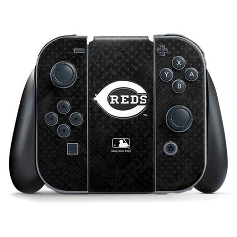 MLB Cincinnati Reds Dark Wash Nintendo Switch (2017-2021) Joy-Con Controller Skin