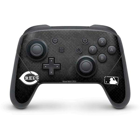 MLB Cincinnati Reds Dark Wash Nintendo Switch Pro Controller Skin