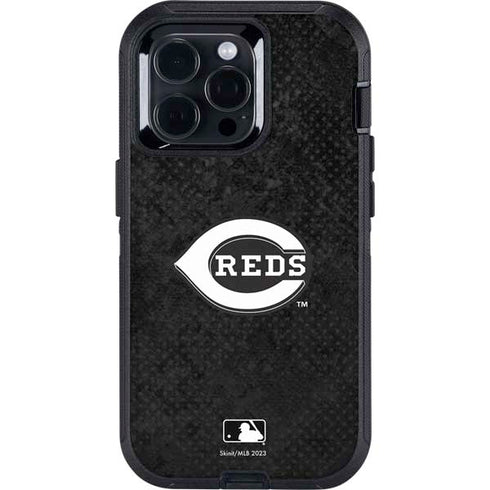 MLB Cincinnati Reds Dark Wash Otterbox Defender iPhone Skin