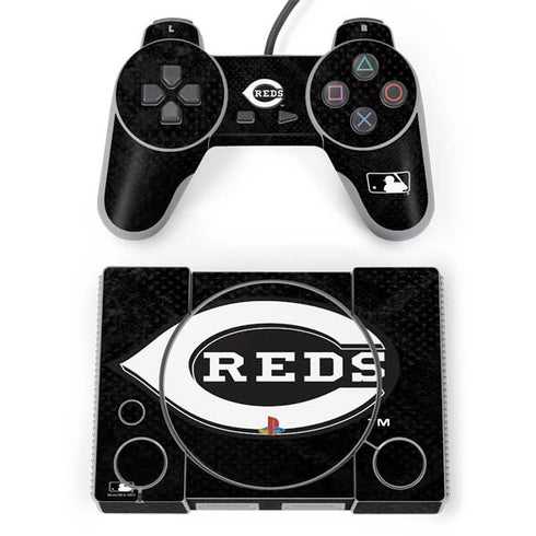 MLB Cincinnati Reds Dark Wash PlayStation Classic Bundle Skin