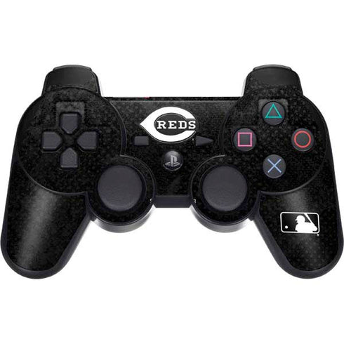 MLB Cincinnati Reds Dark Wash PS3 Dual Shock wireless controller Skin
