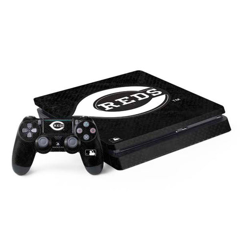 MLB Cincinnati Reds Dark Wash PS4 Slim Bundle Skin