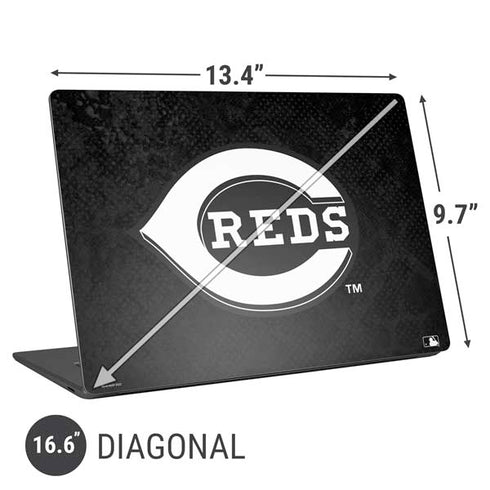 MLB Cincinnati Reds Dark Wash Universal Laptop 16.6in (13.4 x 9.7in) Skin