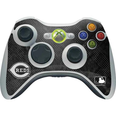 MLB Cincinnati Reds Dark Wash Xbox 360 Wireless Controller Skin
