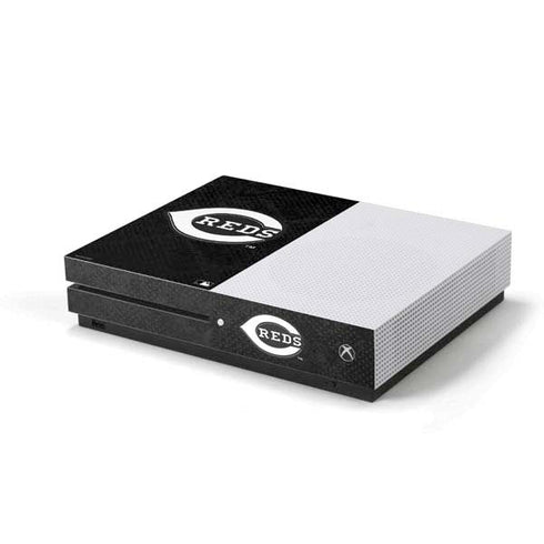 MLB Cincinnati Reds Dark Wash Xbox One S Console Skin