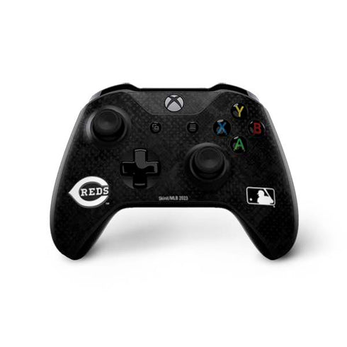MLB Cincinnati Reds Dark Wash Xbox One X Controller Skin