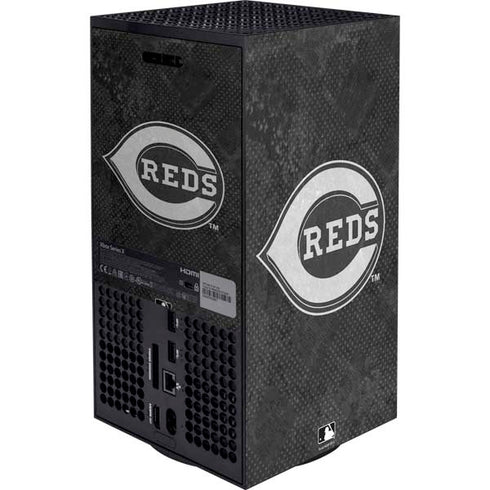 MLB Cincinnati Reds Dark Wash Xbox Series X Bundle Skin