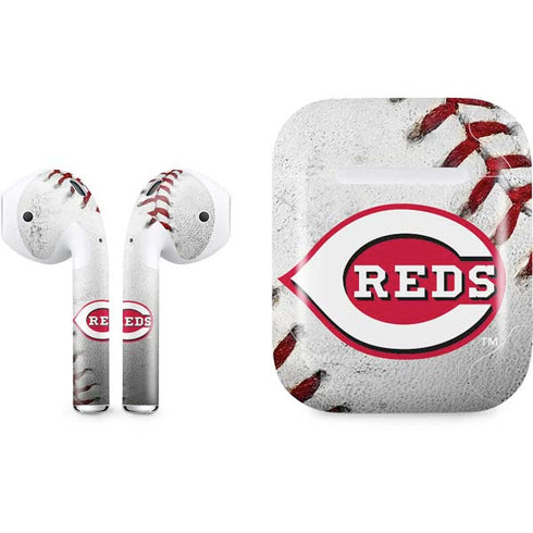 MLB Cincinnati Reds Game Ball Apple AirPods Skin