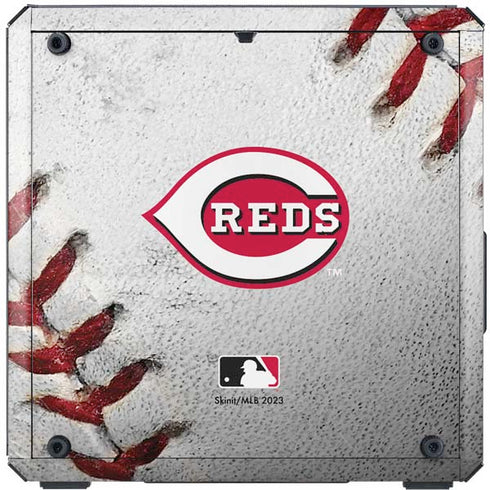MLB Cincinnati Reds Game Ball Cooler Master MasterBox Q300L Mini Tower Skin