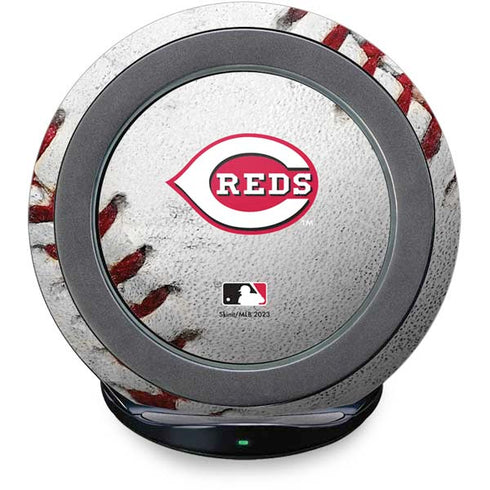 MLB Cincinnati Reds Game Ball Fast Charge Wireless Charging Stand Skin