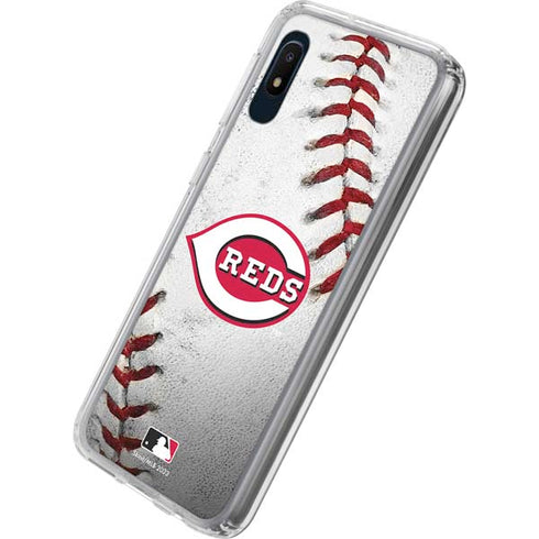 MLB Cincinnati Reds Game Ball Galaxy A10e Clear Case