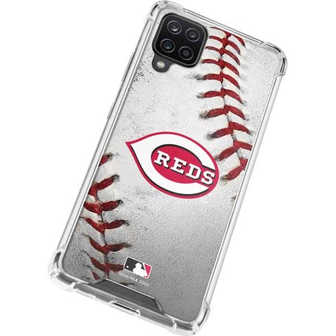 MLB Cincinnati Reds Game Ball Galaxy A12 Clear Case