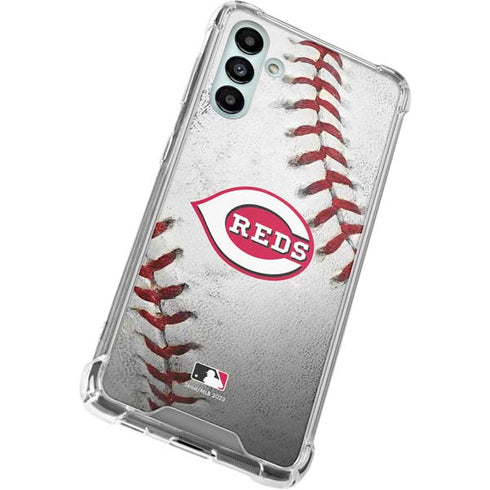 MLB Cincinnati Reds Game Ball Galaxy A13 5G Clear Case