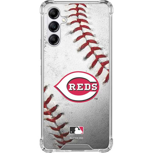 MLB Cincinnati Reds Game Ball Galaxy A15 5G Clear Case