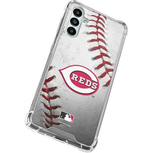 MLB Cincinnati Reds Game Ball Galaxy A15 5G Clear Case