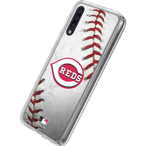 MLB Cincinnati Reds Game Ball Galaxy A50 Clear Case
