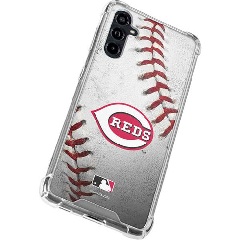 MLB Cincinnati Reds Game Ball Galaxy A54 5G Clear Case