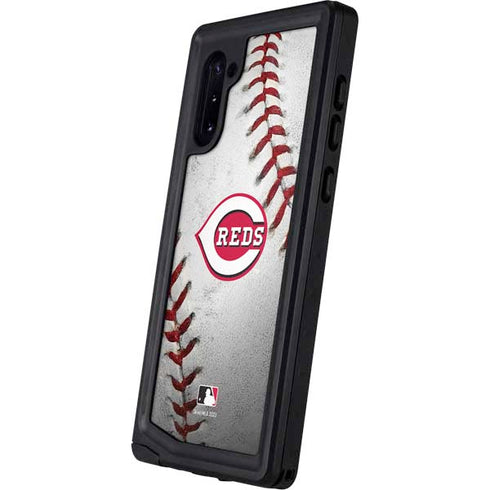 MLB Cincinnati Reds Game Ball Galaxy Note 10 Waterproof Case