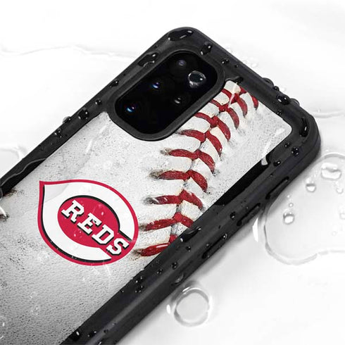 MLB Cincinnati Reds Game Ball Galaxy S20 Plus Waterproof Case