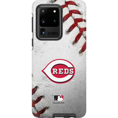 MLB Cincinnati Reds Game Ball Galaxy S20 Ultra 5G Pro Case