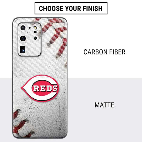 MLB Cincinnati Reds Game Ball Galaxy S20 Ultra 5G Skin