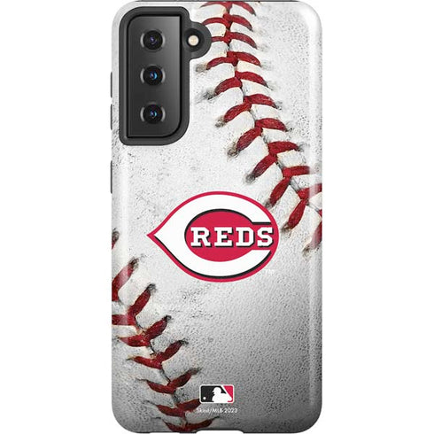 MLB Cincinnati Reds Game Ball Galaxy S21 5G Pro Case
