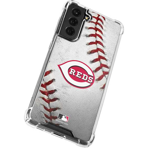 MLB Cincinnati Reds Game Ball Galaxy S22 Clear Case