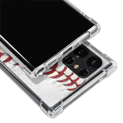 MLB Cincinnati Reds Game Ball Galaxy S22 Ultra Clear Case