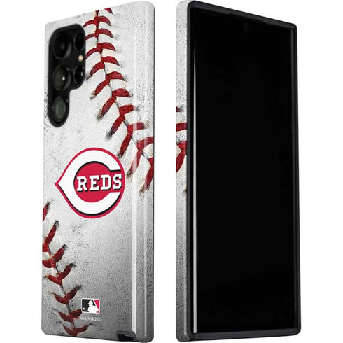 MLB Cincinnati Reds Game Ball Galaxy S22 Ultra Pro Case