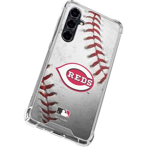 MLB Cincinnati Reds Game Ball Galaxy S23 FE Clear Case