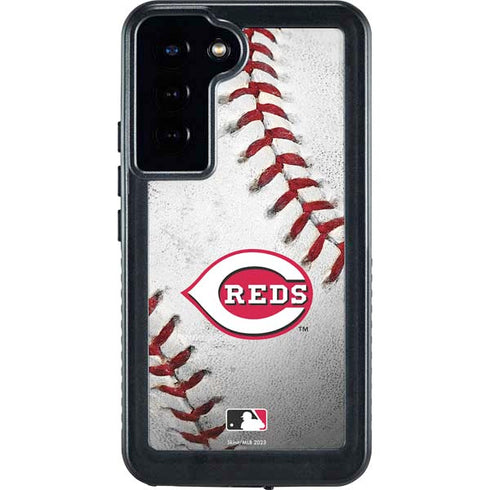MLB Cincinnati Reds Game Ball Galaxy S23 Plus Waterproof Case