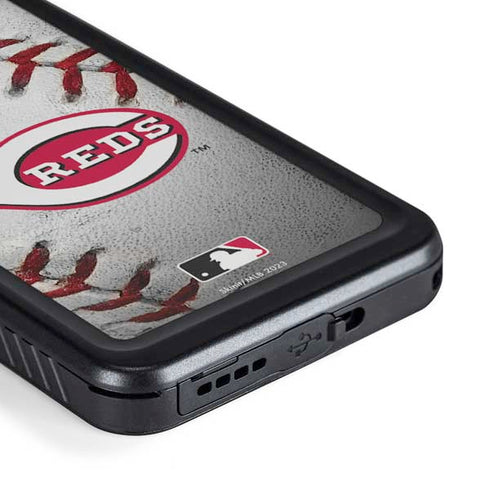MLB Cincinnati Reds Game Ball Galaxy S23 Plus Waterproof Case